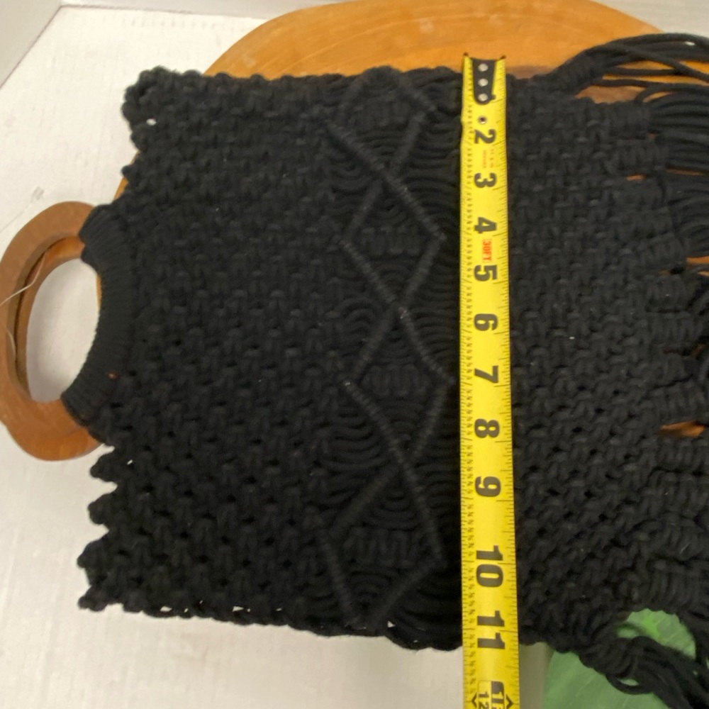 Danielle Nicole Woven Boho Macrame Tote Shoulder … - image 5